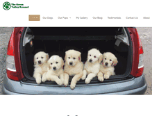 Tablet Screenshot of greenvalleykennel.com